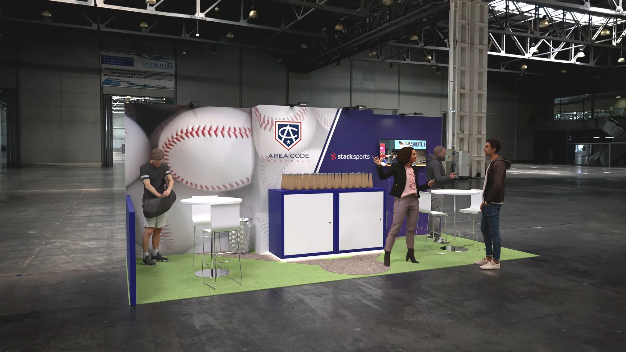 10x20 Inline booth design by Reaction Space